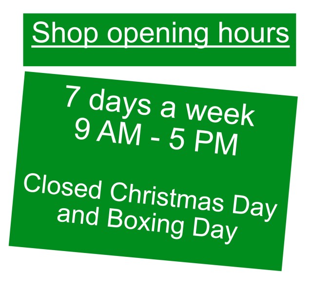 opening hours shop for WordPress